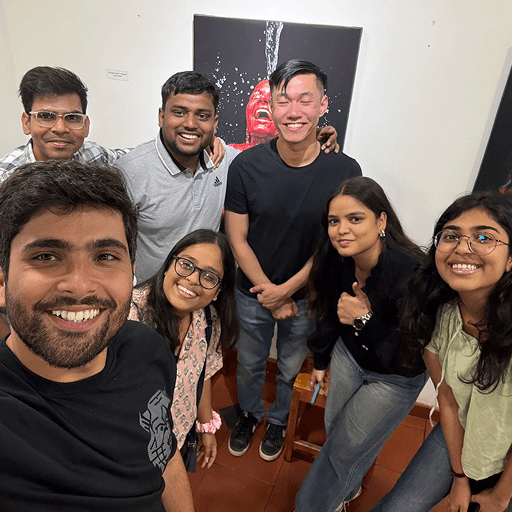 Quicklend Team at DYU Art Cafe, Bengaluru